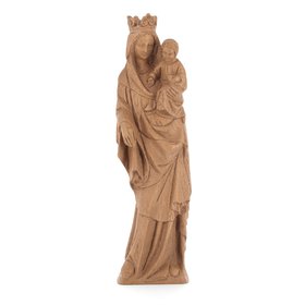 Statue of the crowned Virgin Mary, 28 cm (Vue de face)