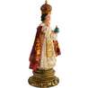 Statue of the Infant Jesus of Prague, polychrome, 30 cm (Vue du profil droit en biais)