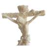 Christ on pedestal base alabaster, 22 cm (Gros plan)