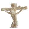 Crucifix sur socle, en albâtre, 22 cm (Gros plan)