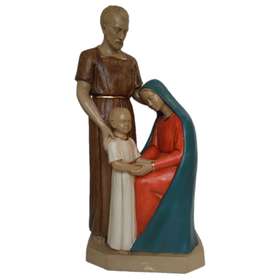 Statue of the Holy Family, 80 cm, polychrome