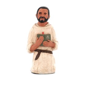 Statue du Bienheureux Charles de Foucauld - 16 cm (Vue de face)