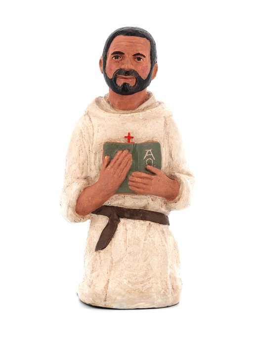 Statue du Bienheureux Charles de Foucauld - 16 cm (Vue de face)