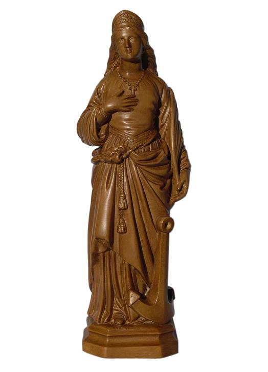 Statue de sainte Philomène - 20 cm (Vue de face)