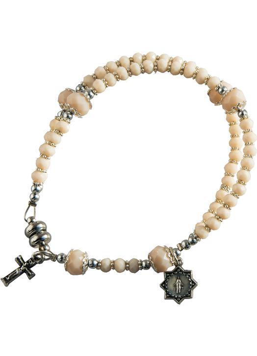 Adjustable Cord Bracelet with Woven Medals (First Communion) - Trinity  Church Supply