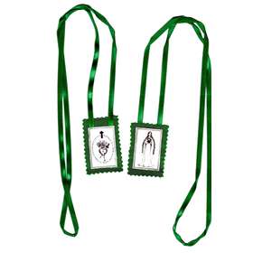 Green scapular, insignia of...