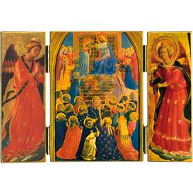 La Coronación de María en presencia de los Ángeles y Santos