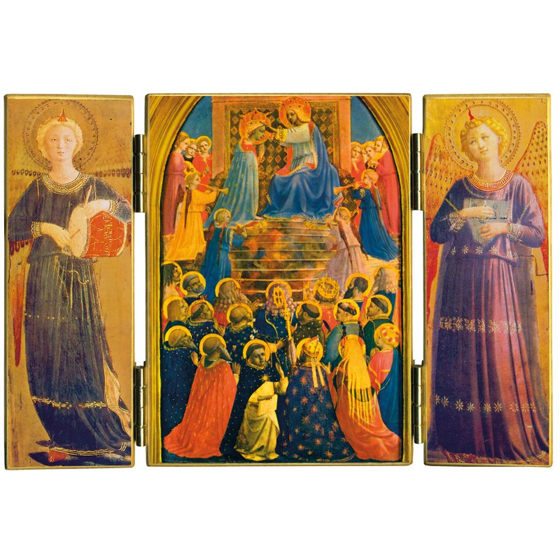 Le Couronnement de le Vierge Marie en présence des Anges et des Saints