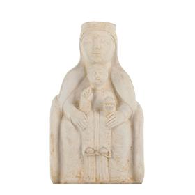 Statuette miraculeuse de Notre-Dame d'Etang, 13 cm (Vue de face)