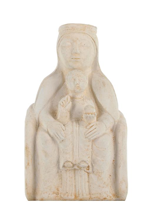 Statuette miraculeuse de Notre-Dame d'Etang, 13 cm (Vue de face)