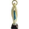 Statue of Our Lady of Lourdes phosphorescent, 16.5 cm (Vue du face)