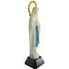 Statue de Notre-Dame de Lourdes phosphorescente, 16,5 cm (Vue du profil droit en biais)