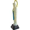 Statue of Our Lady of Lourdes phosphorescent, 16.5 cm (Vue du profil gauche en biais )