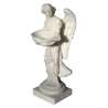 Statue bénitier Ange - 23,5 cm (Vue du profil gauche en biais)