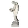 Statue bénitier Ange - 23,5 cm (Vue du profil gauche)