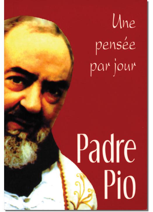 Libros católicos en francés Padre Pio - Une pensée par jour - Tienda religiosa