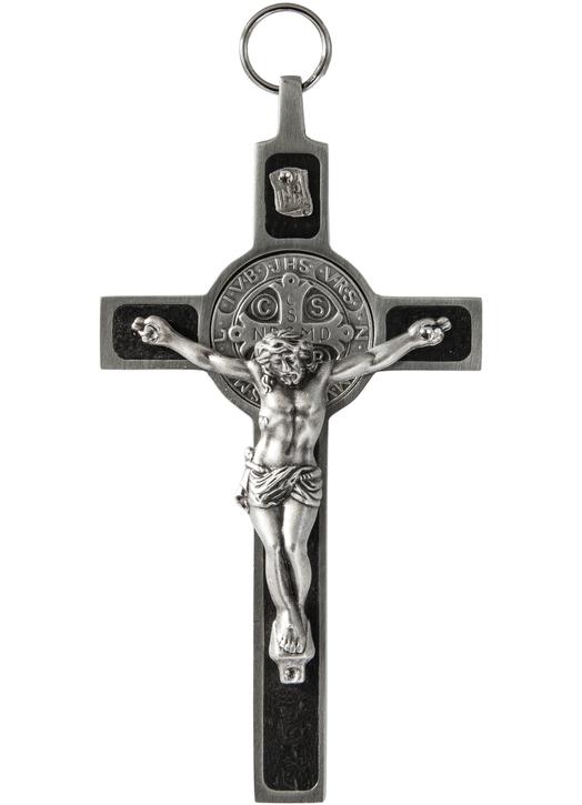 Crucifix of Saint Benedict rosewood (recto)