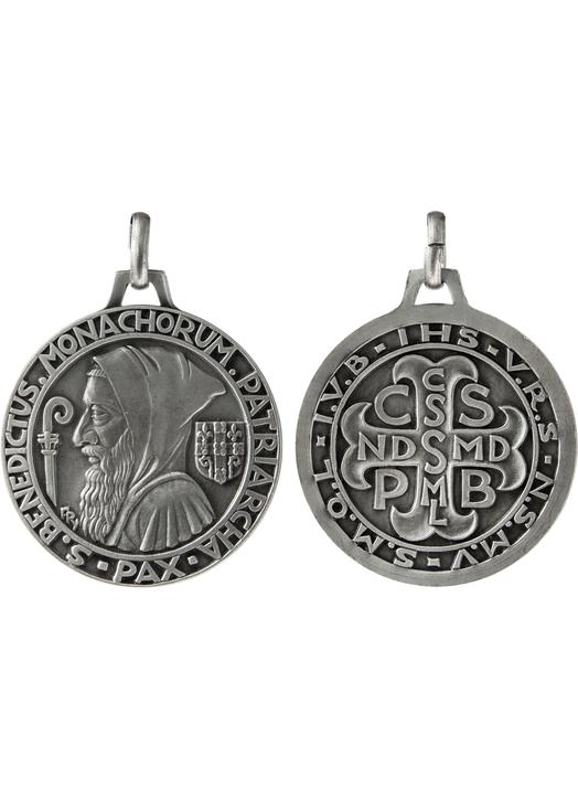 Medal of Saint Benedict, metal - 40 mm