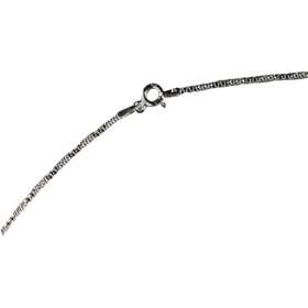 collier - maille coréenne (argent massif), 55 cm (Attache)