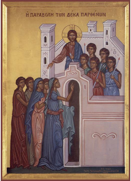 Icon of The Parable of the Ten Virgins