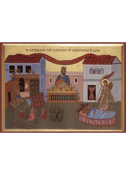 Icon of The Parable of the Rich Fool