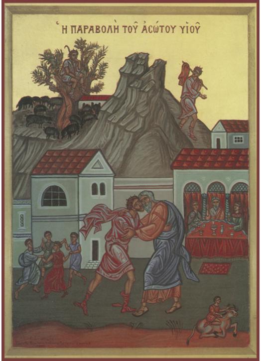 Icon of The Parable of the Prodigal Son