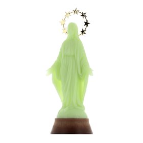 Virgen Milagrosa fluorescente, 30 cm