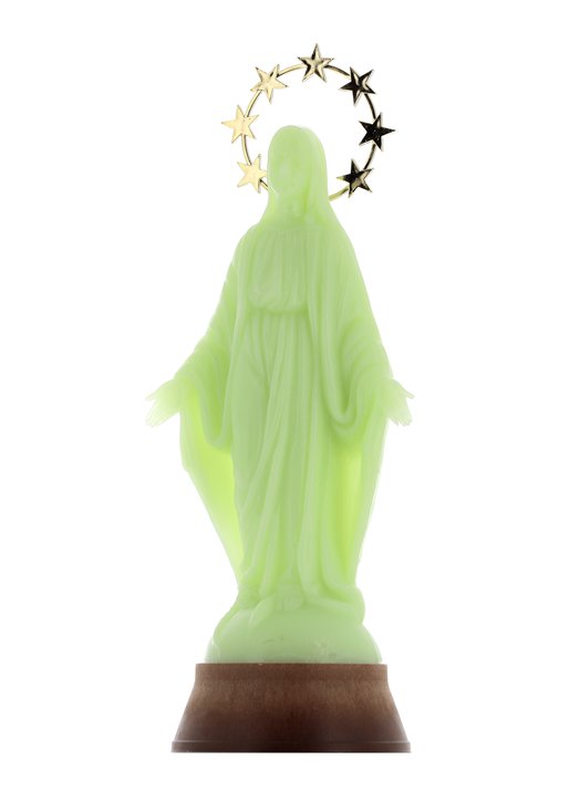 Statue de Vierge Miraculeuse Fluo, 30 cm