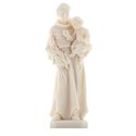 Statue de Saint Antoine de Padoue, 20 cm, en albâtre