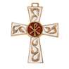Bronzen kruis met chrisma - 9,3 cm