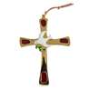 Croix en bronze avec colombe  - 11 cm