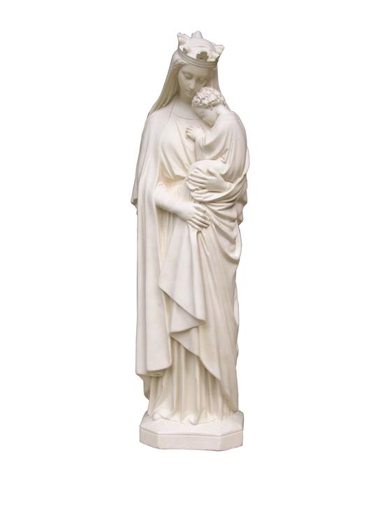 Estatua de la Ntra. Sra. de la Sabiduría, 72 cm (vue de face)