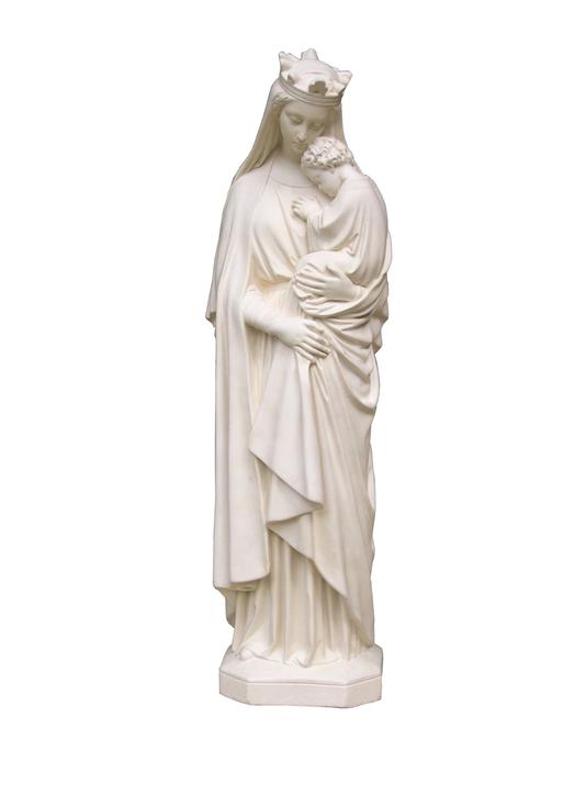 Statue de Notre-Dame de la Sagesse, 72 cm (vue de face)