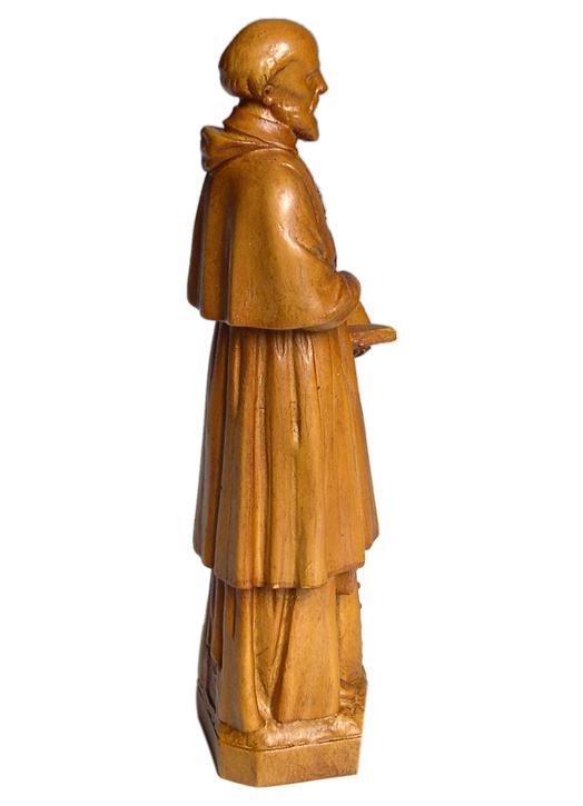 Statue of statue of Saint Francis de Sales, light wood, 20 cm ...