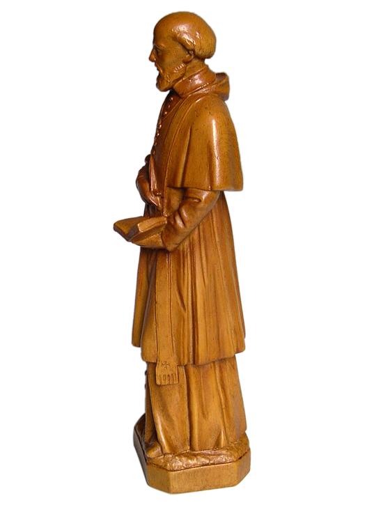 Statue of statue of Saint Francis de Sales, light wood, 20 cm ...
