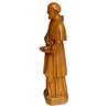 Estatua de San Francisco de Sales, madera clara, 20 cm (Vue du profil gauche)