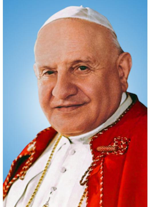 Groot icoon van Sint-Jan XXIII