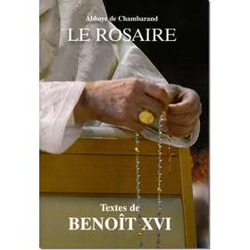 Livre Le Rosaire, Textes de Benoît XVI (grand format)