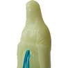 Statue of Our Lady of Lourdes phosphorescent, 16.5 cm (Gros plan sur une vue en biais)