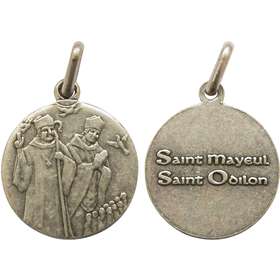 Médaille de saint Maïeul et de saint Odilon, 18 mm