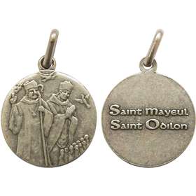 Medalla de San Maïeul y San Odilon, 18 mm
