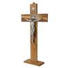 Crucifix of Saint Benedict - Olive wood, 40 cm (Le crucifix en biais)