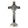 Crucifix of Saint Benedict on pedestal base - 88 mm (Crucifix vue de face)