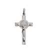 Saint Benedict hanger kruis, massief zilver - 34 mm (Vue de face)