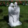 Statue of the Holy Family, reconstituted marble, 50 cm (Vue biais)