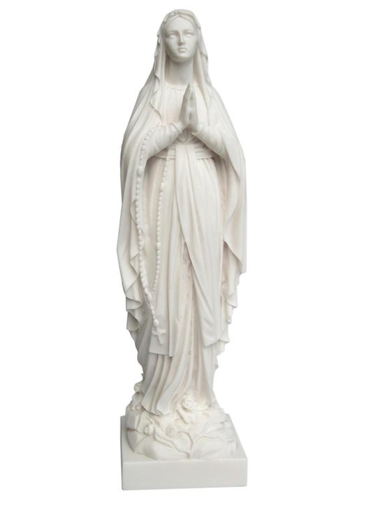 Statue of Our Lady of Lourdes, 42 cm (Vue de face)