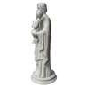 Statue of Saint Joseph end The Child Jesus, 38 cm Alabaster (Vue du profil gauche)