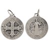 Médaille de Saint Benoît, argent massif - 23 mm