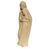 Statue de la Vierge à l'Enfant en bois, 20 cm (Vue de gauche en biais)