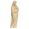 Statue of Virgin and Child in wood, 20 cm (Vue du profil droit en biais)